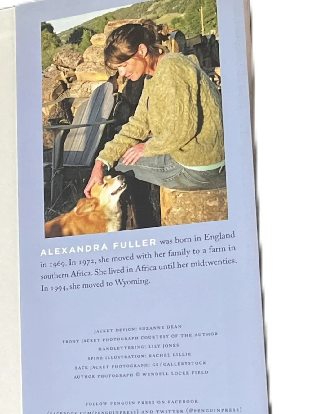 Alexandra Fuller leaving before